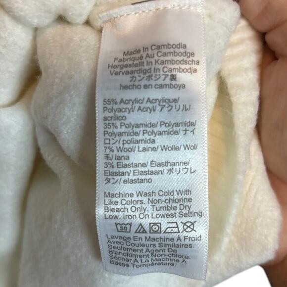 J.Crew Ivory Wrap Sweater XS NWT | Side Tie V-Neck Extra Soft Knit - Picture 5 of 5